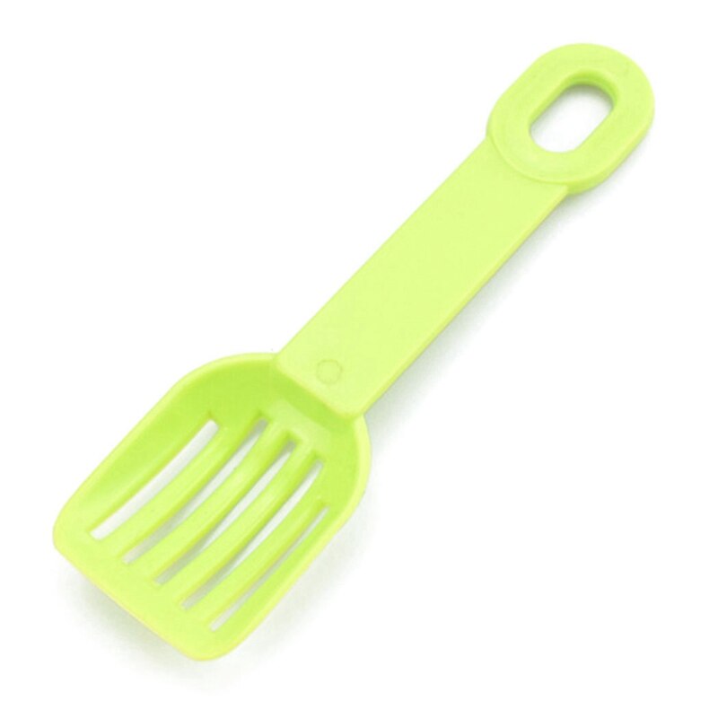 Legendog-pala para arena de gatos, hámster de plástico de Color sólido, pala para arena de gatos, pala para Gato, 1 Uds.: Green