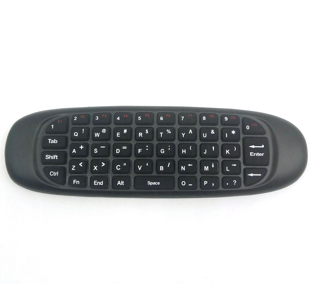 Tikigogo C120 2.4G Gyroscope Air Mouse Mini Wireless Keyboard Russian Arabic English for Android Smart TV Box PC Remote Control