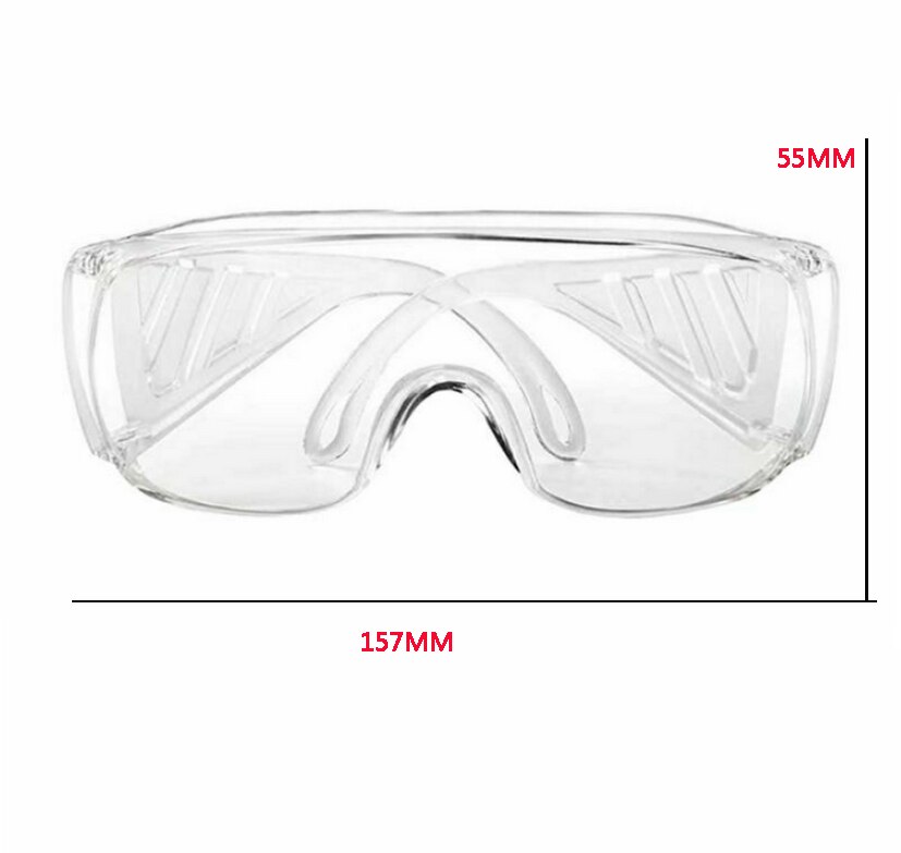 Anti-dugg støv sprutsikre briller arbeid øyebeskyttelse fullt forseglet laboratorietilbehør sprutsikker gjennomsiktig gjennomsiktig briller
