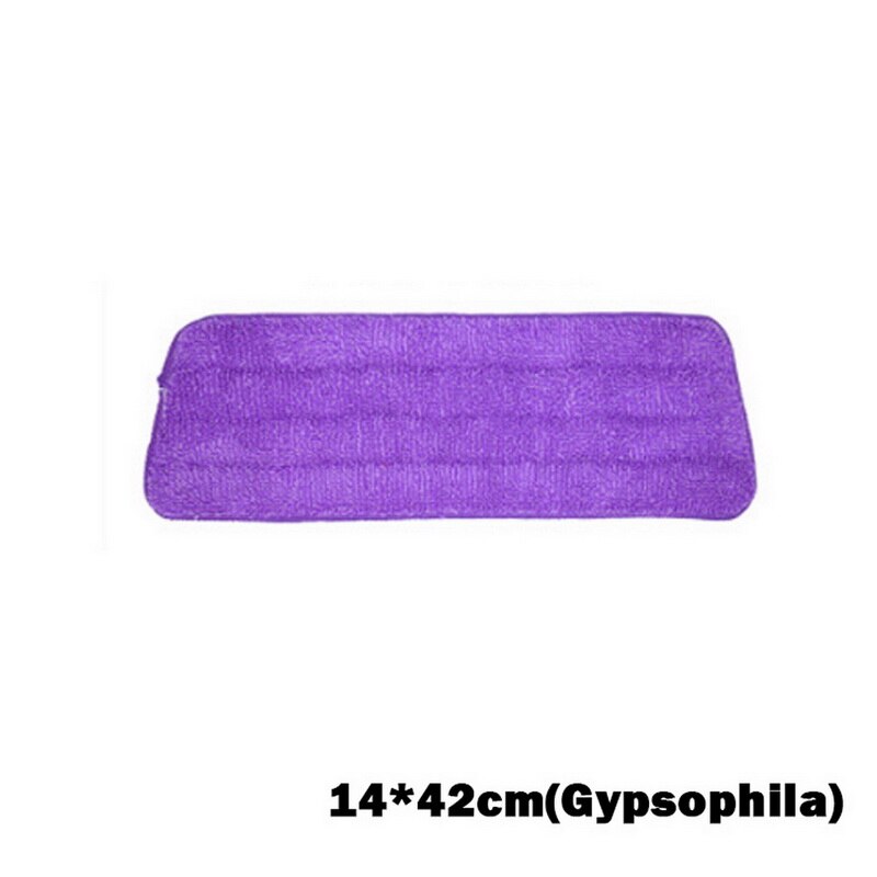 Remplacement de la tête de balai à franges lavable en microfibre pour le nettoyage de la poussière et du sol: 14 x 42cm gris