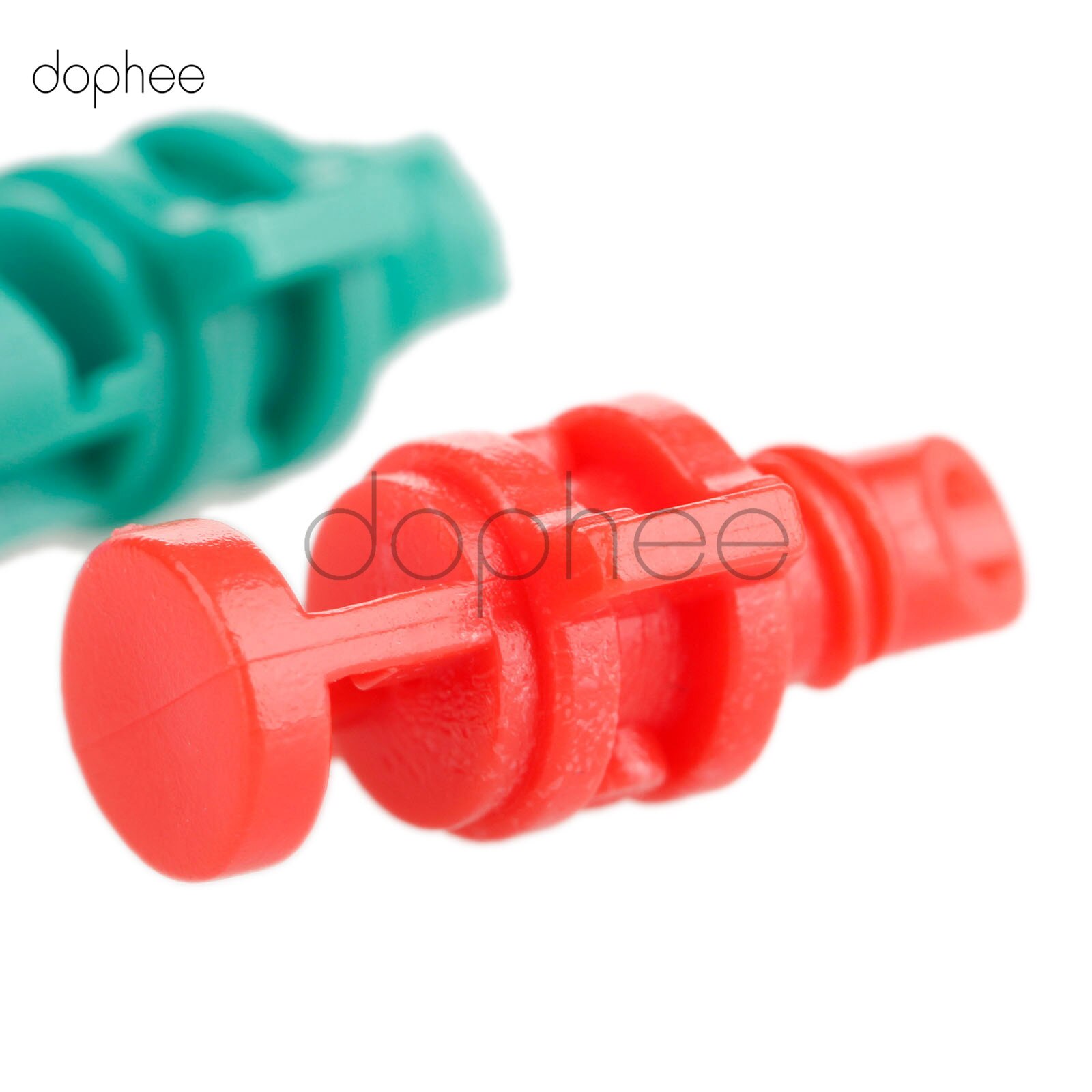 dophee 50pcs Lawn Watering Spray Nozzle Mini Sprinkler Irrigation Misting Nozzle Micro Garden Agriculture 360 Degree Nozzle