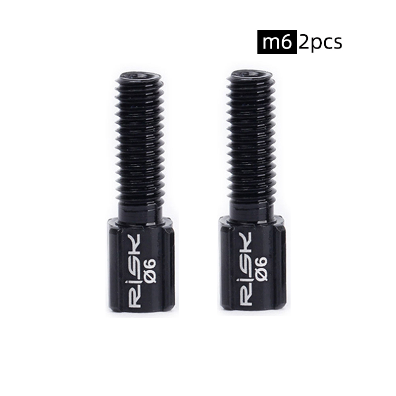 Super Light Bicycle Shifter Brake Barrel Adjuster Standard Aluminum Alloy M5 M6 Adjusting Bolts Universal Fits Road Bike MTB: M6 2PCS
