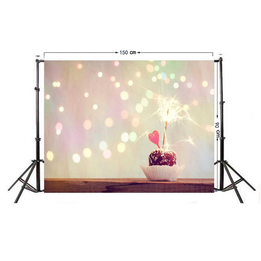 Glad valentines baggrund ikke-afskallet væg bordkunst stof studiefotografi rekvisitter hjemmefest dekorativt tilbehør: E