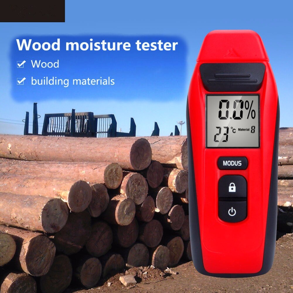 Vocht Sensor Lcd-scherm Digitale Vochtigheid 0.5% Nauwkeurigheid Vochtmeter Meten Water Test G110 Hout Vocht Tester