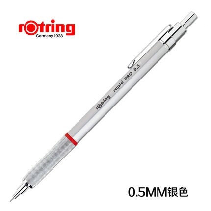Original Germany rotring Rapid pro mechanical pencil 0.5mm &amp;0.7mm&amp;2.0mm with metal telescopic pen tip better than rotring 600: Yellow