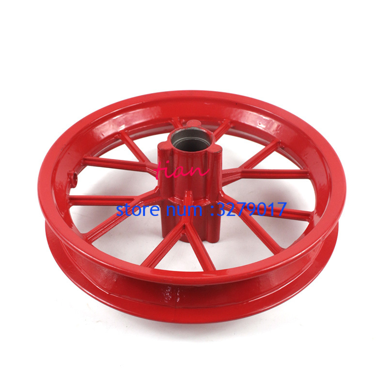 Llanta de aleación de aluminio para Mini Moto de bolsillo, llanta delantera y trasera de alto rendimiento, 222mm, 49cc,