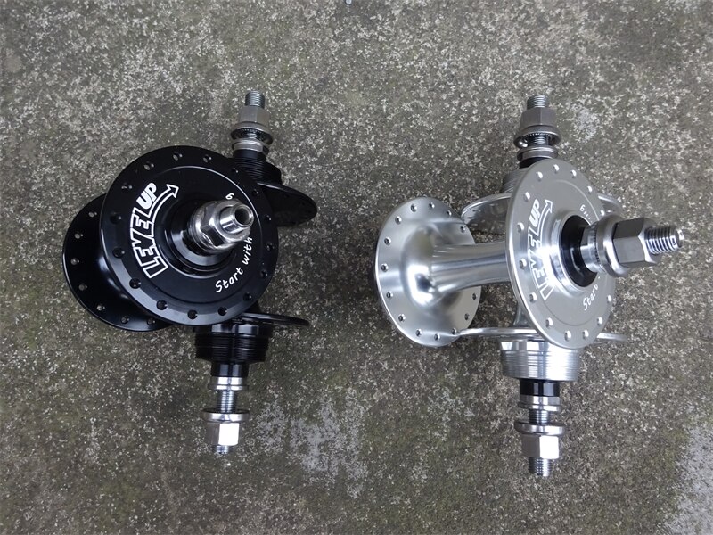 Niveau Up Fixed Gear Hub Niveau Up Hoogwaardige 32 Gaten Single Speed Straat Fiets Hubs Front Hub Track fiets Achter Back Hub