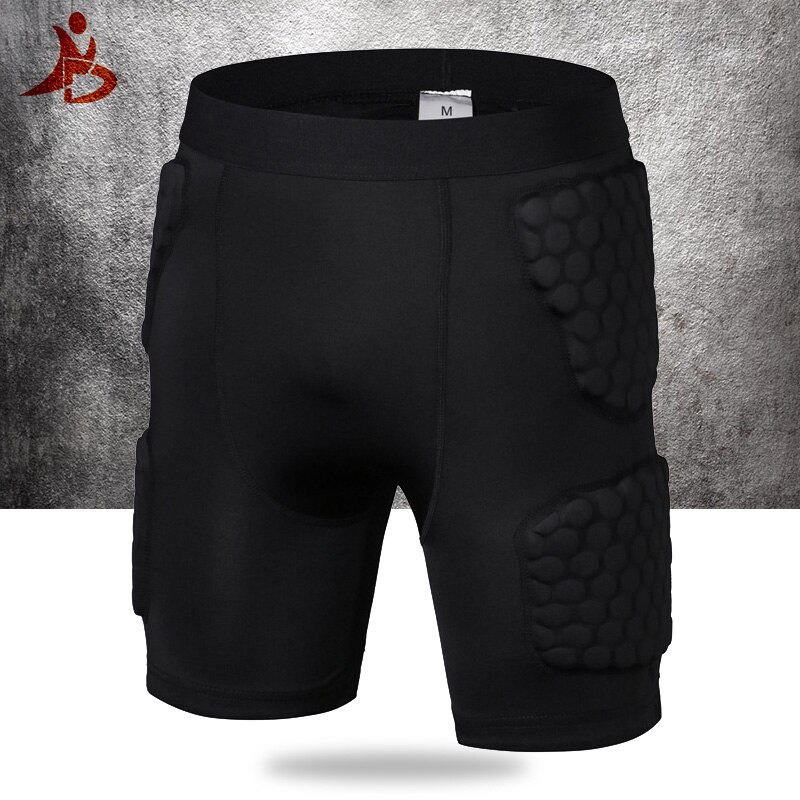 YD Soccer Rugby Basketball Armor Short Legging Anti Crash Sportswear Short With Honeycomb Pad Basketball Shorts Sport Safety