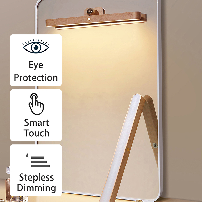 Portable LED Makeup Lamp Light Eye Protection USB Rechargeable Magnetic Lamp Touch Switch Mirror Light Vanity Lights