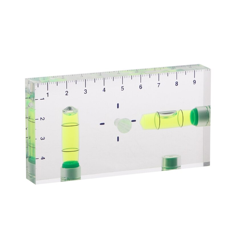 Hoge precisie transparante tweerichting magnetische waterpas met mini waterpas