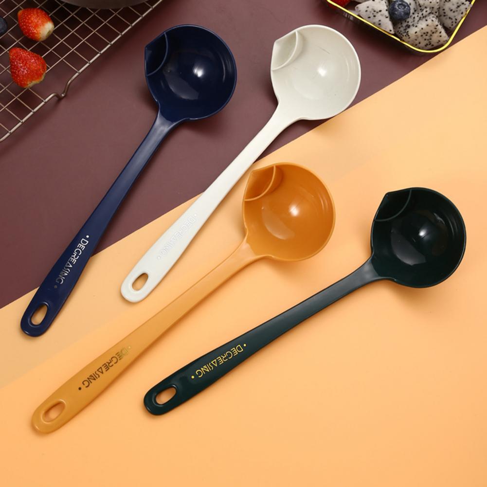 Good Multipurpose Lightweight Food Fat Separator Skimmer Spoon Grease Strainer Oil Separator Spoon Soup Spoon