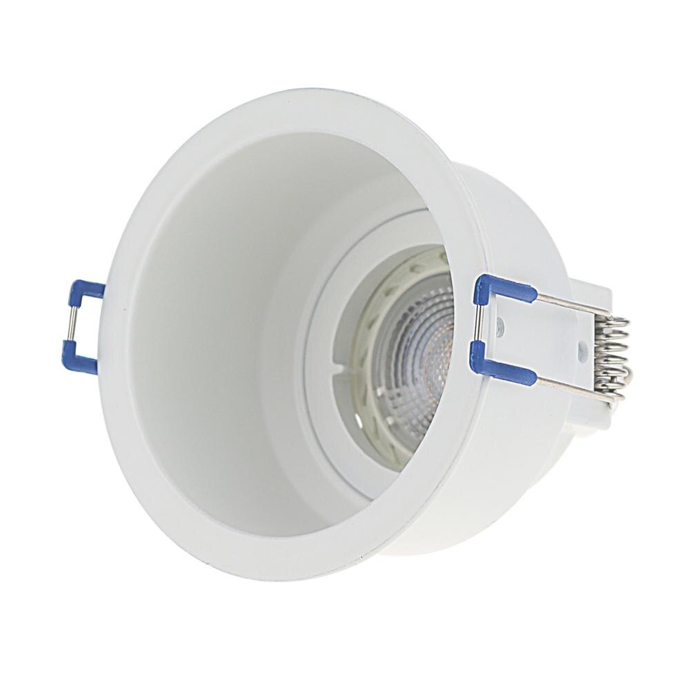 Geen Verstelbare Plafond Lamp Houder Bases Halogeen Licht Beugel Cup Aluminium Led Downlight GU10 MR16 Spot Light Bulb Lamp Houders
