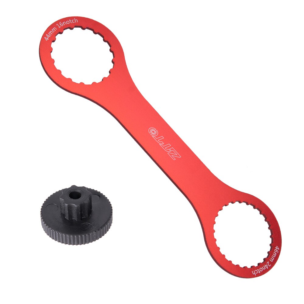 ZTTO-llave BB para BSA BB109 BB30 PF30 BB51 BB52, herramienta de reparación de ciclismo, removedor de instalación de soporte inferior, 44mm, 16 muesca: double red