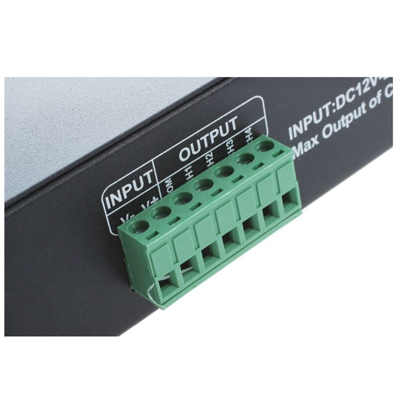 Controlador LED decodificador DMX 512, 4 canales X 8A, controlador de 4 canales, cinta LED RGBW, cc 12V-24V, 3 unidades