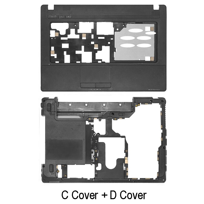 Laptop Lcd Back Cover Voor Lenovo G460 G465 Serie Voorkant Palmrest Bottom Case Abcd Cover zwart: CD Cover