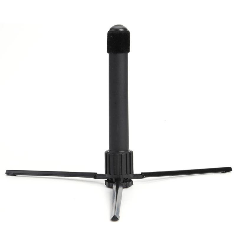 Soporte portátil de 3 patas para flauta de Oboe clarinete piezas de Metal + Accesorios de instrumentos musicales de plástico: Default Title