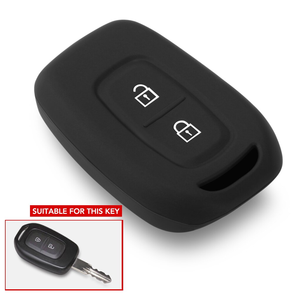 2B Remote Silicone Key Case Cover Voor Renault Scenic Master Megane Duster Logan Clio Captur Laguna Fluence