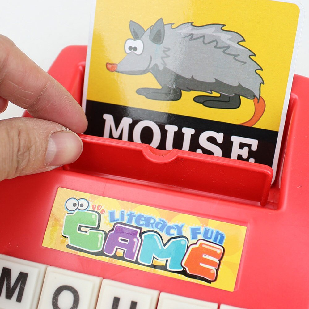 Geletterdheidswiz leuk spel hoofdletters zichtwoorden 60 flitskaarten kleuterschool taalontwikkelingsspeelgoed voor kinderen cadeaus