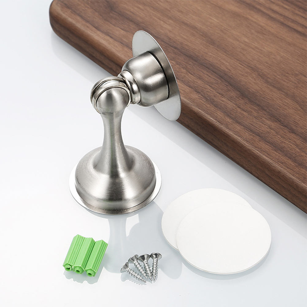 Magnetyczny ogranicznik do drzwi utrzymać otwarta stal nierdzewna drzwi odbojnik do drzwi bez wiercenia zaczep przed rdzą dla różnych typów drzwi