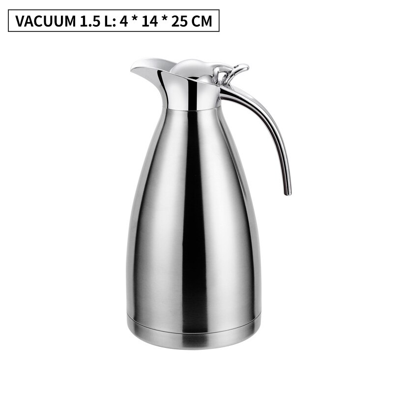 Edelstahl Vakuum Isolierung Topf Doppel-schicht Hause Büro Wasserkocher Küche Multifunktionale Kreative Isolierte Tee Wasserkocher: Stil 2-1.5L-4