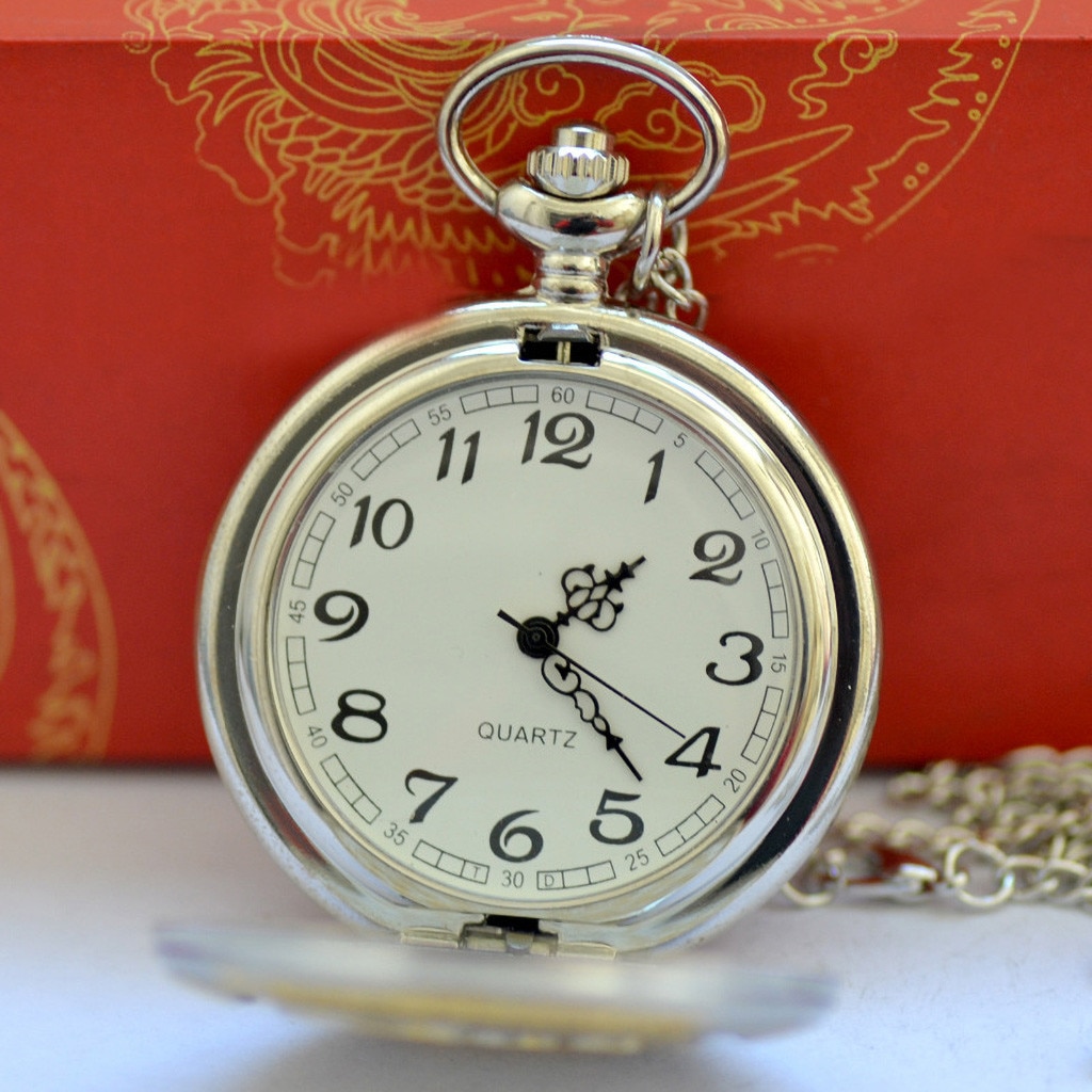 Vintage Ketting Retro Horloge Klassieke Zakhorloge Mens Hanger Collier Pocket Horloges Relogio De Bolso #0705G30