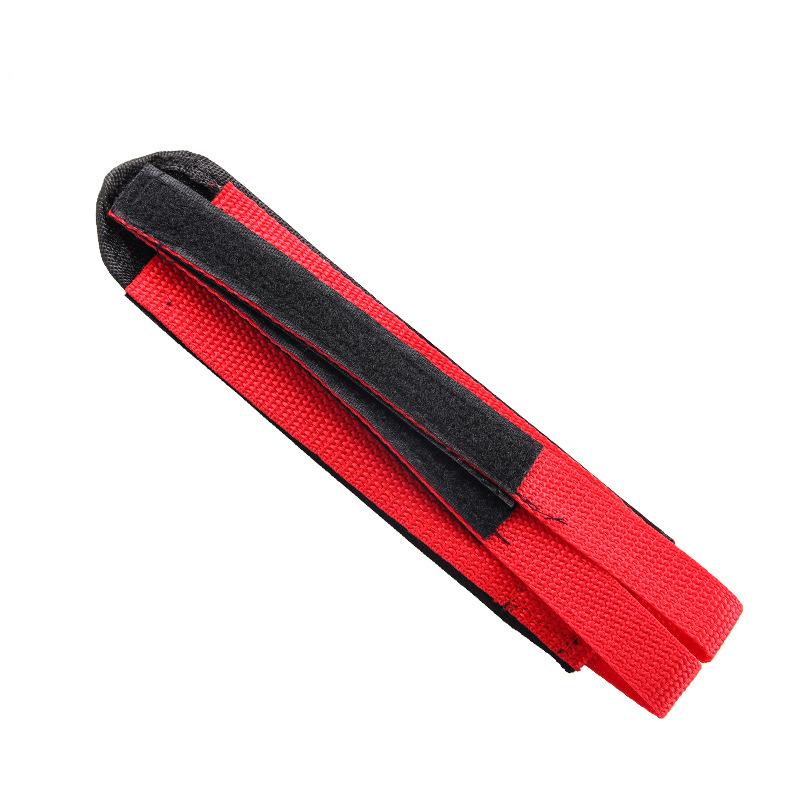 1Pcs Bicycle Pedal Bands Bike Cycling Pedal Strap Foot Toe Clip Road Binding Straps Fixed Bicycle Beam Strap: Red