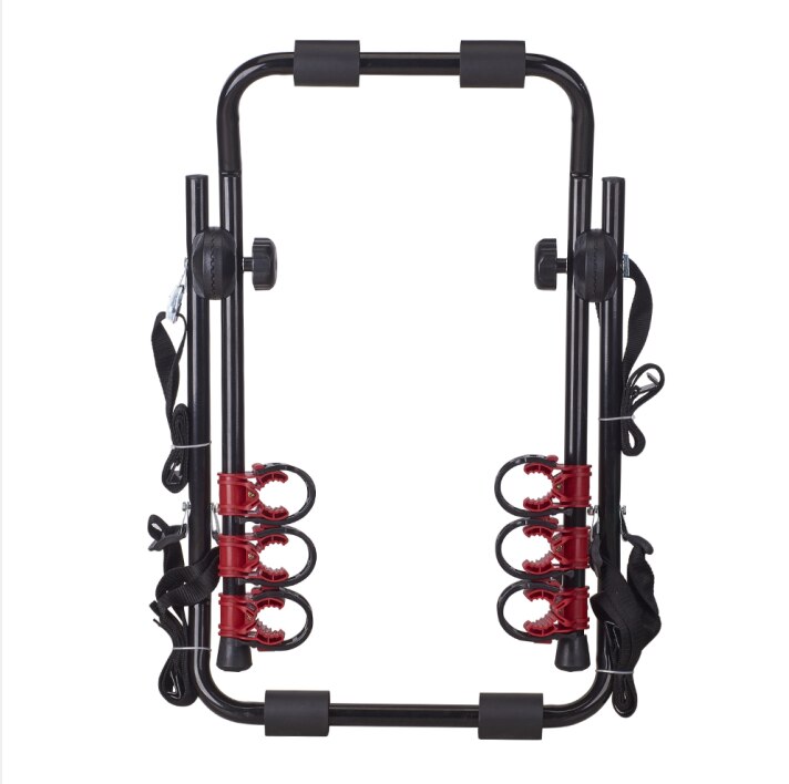 Car Rear Trunk Bicycle Rack Three Bikes Stand SUV Vehicle Trunk Mount MTB Bike Cycling Stand Storage Carrier