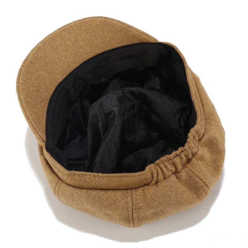 Cotton Women Beret Autumn Winter Octagonal Cap Hats Stylish Artist Painter Newsboy Caps Black Grey Beret Hats sombrero mujer