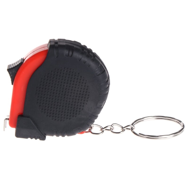 1 Pc Tape Measure Mini Tape Measure With Key Chain Plastic Portable 1m Retractable Ruler cm/Inch