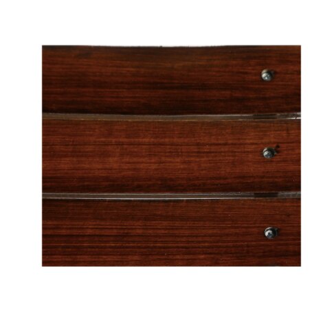 Türkay Holz Hocker Nussbaum 35x28 cm