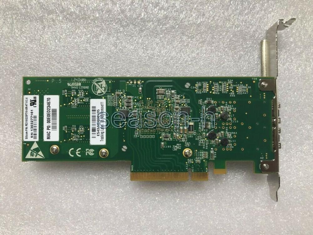 Silicom Dual port 10 Gigabit Network PN: PE310G2SPT10-XR-HT BCM57810S networking card