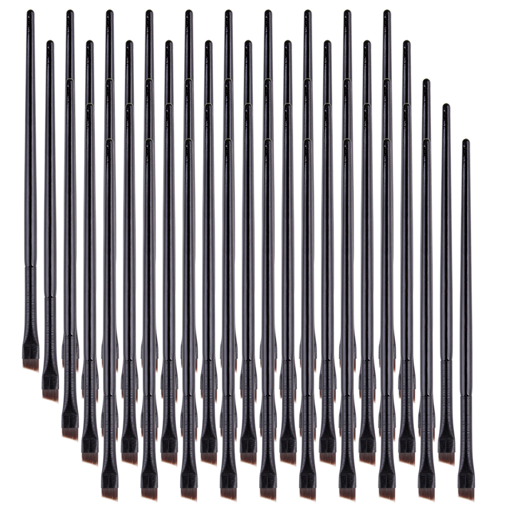 5/10/20/50 pçs pincel de contorno de sobrancelha delineador pincel de maquiagem profissional pequeno ângulo sobrancelha forro a101 a102 escovas ferramentas cosméticas