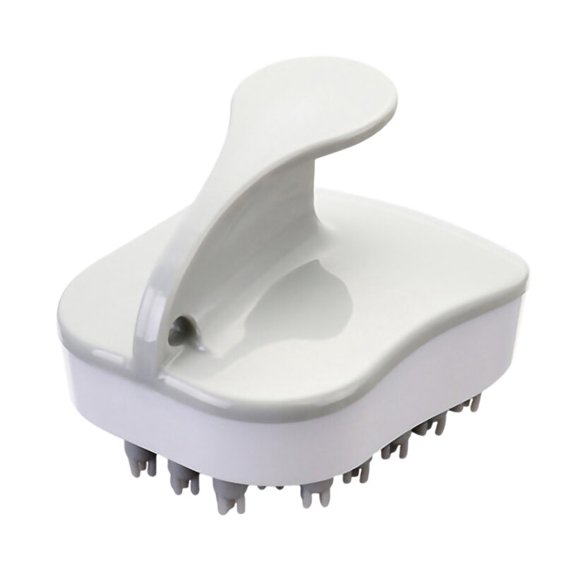 Hoofdhuid Massage Haar Wassen Kam Body Bad Spa Comfortabele Hoofd Massage Borstel Badkamer Producten: gray