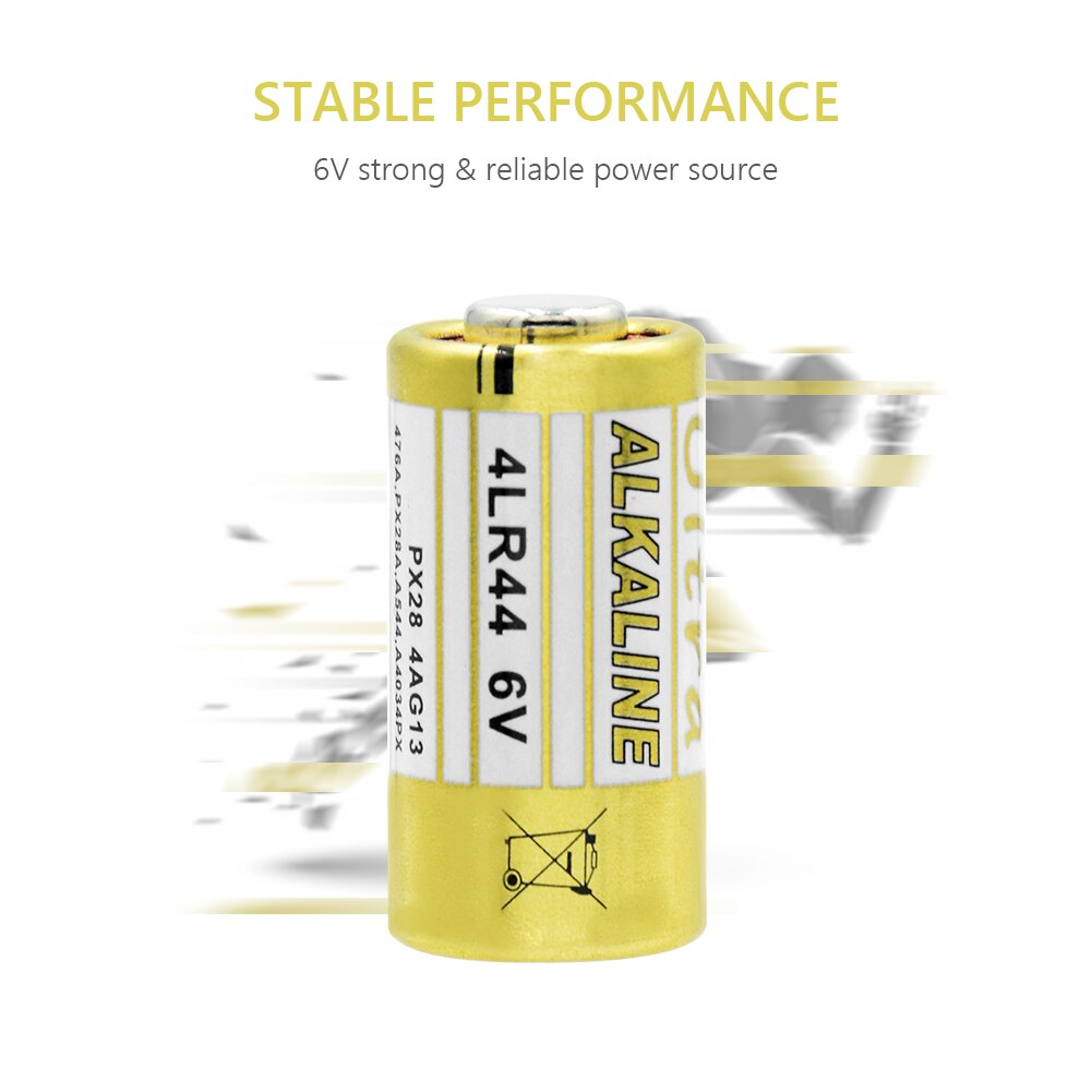 1PC 6V 150mAh 4LR44 Dry Alkaline Battery For Dog Training Collars PX28A A544 28PXA 476A 4G13 GP476 K28 V28 PX28AB L1325 1414A