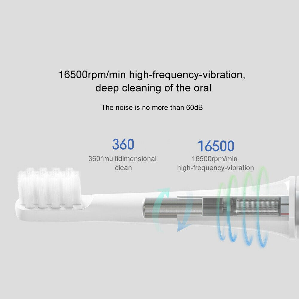 xiaomi Mijia T100 Sonic Electric Toothbrush Adult Ultrasonic Automatic Toothbrush USB Rechargeable Waterproof Tooth Brush Xiaomi
