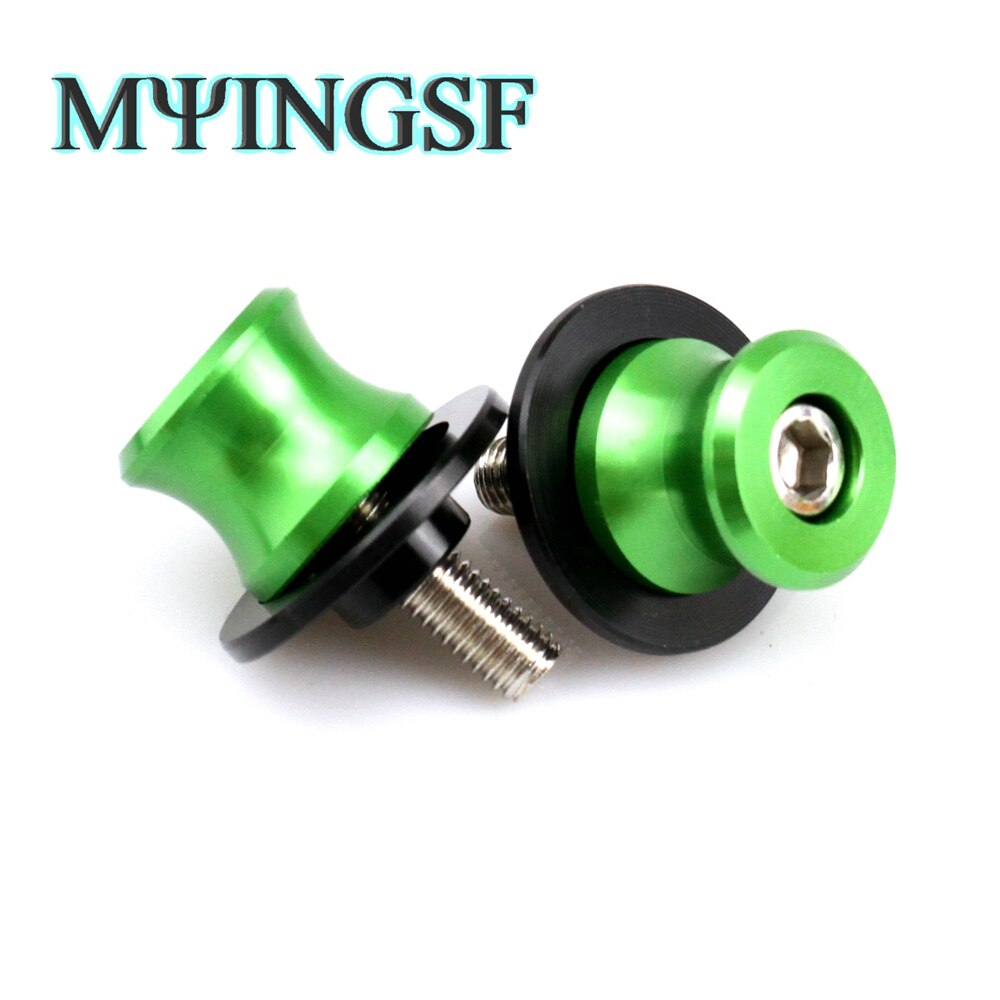 Swingarm Spools Slider Stand Screws For YAMAHA XSR 900 300 250 155 -2022 Motorcycle Accessories CNC XSR900 XSR250 XSR300: green