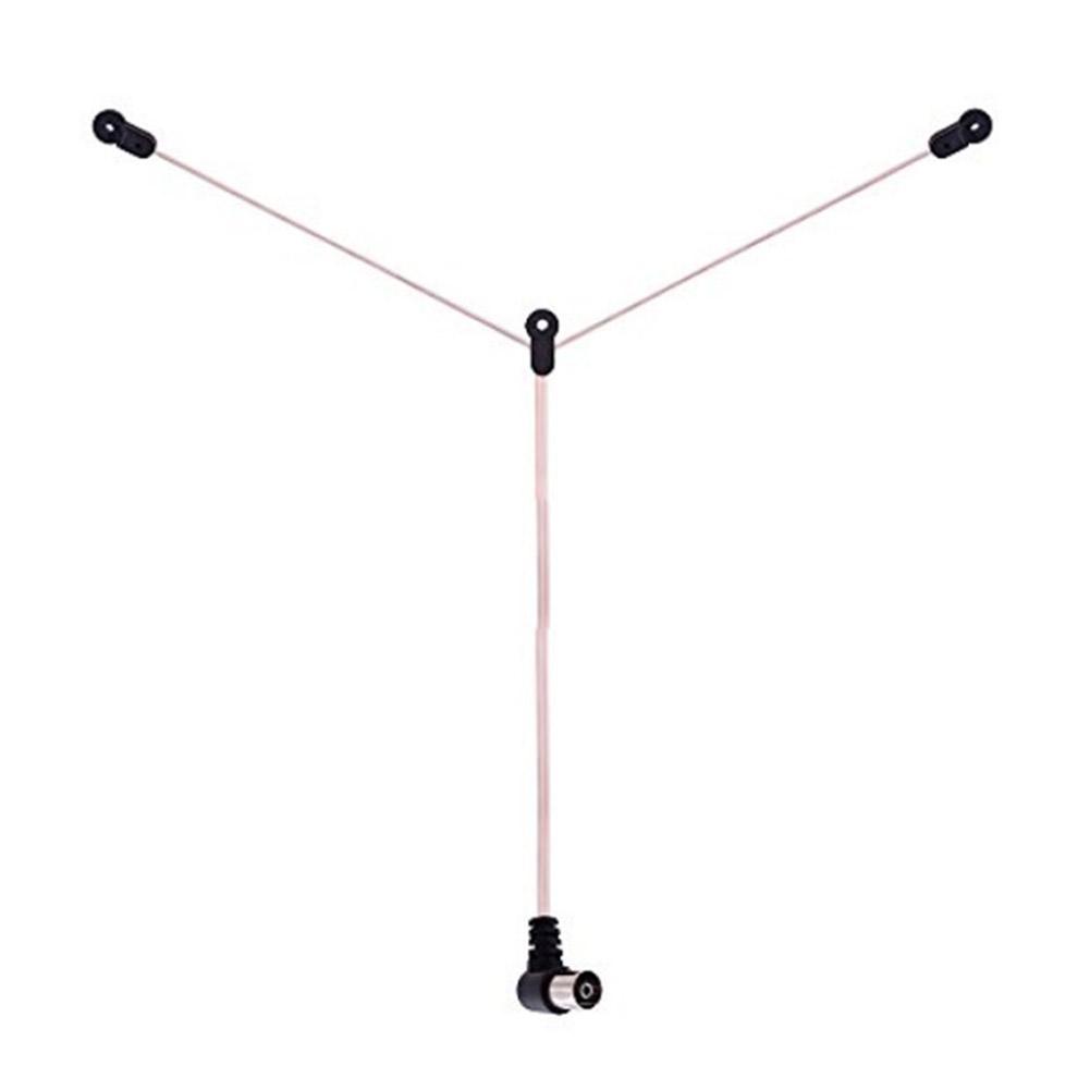 88-108MHz FM Radio Antenna 75 Ohm Dipole Indoor Antenna HD Aerial Receiver PAL to F Female Jack RF Coax Adapter Connector