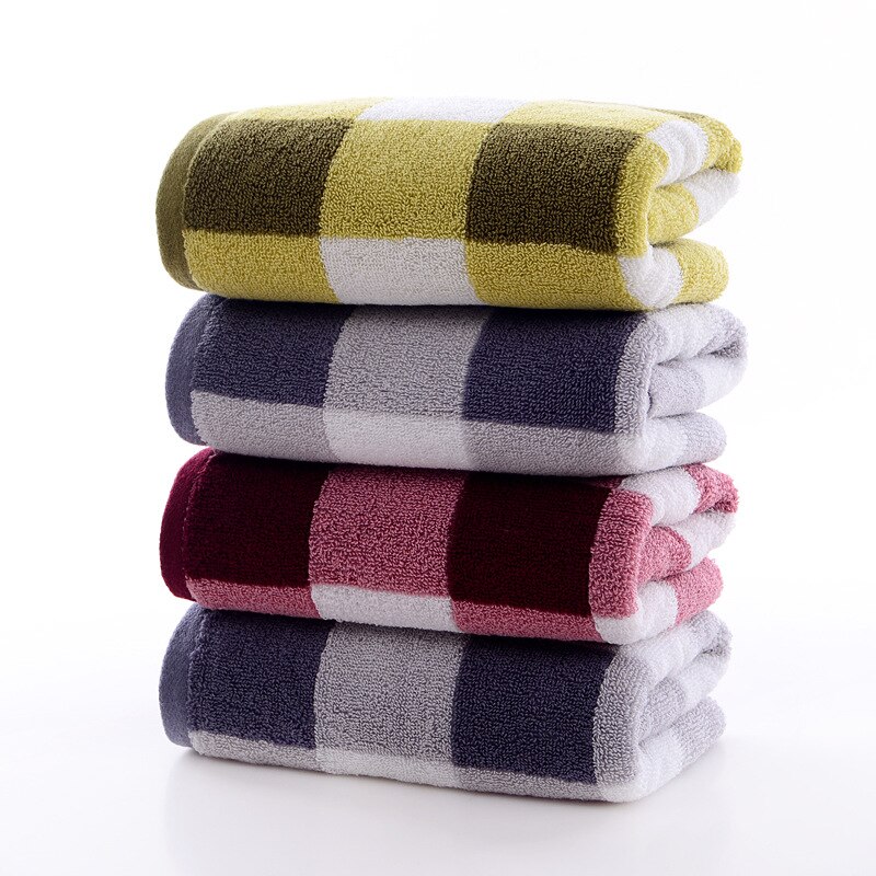 3Pc 100% Katoenen Handdoek Vlakte Stijl Gezicht Handdoek Badkamer Quick Droge Absorberende Handdoek Voor Volwassen 35*75Cm