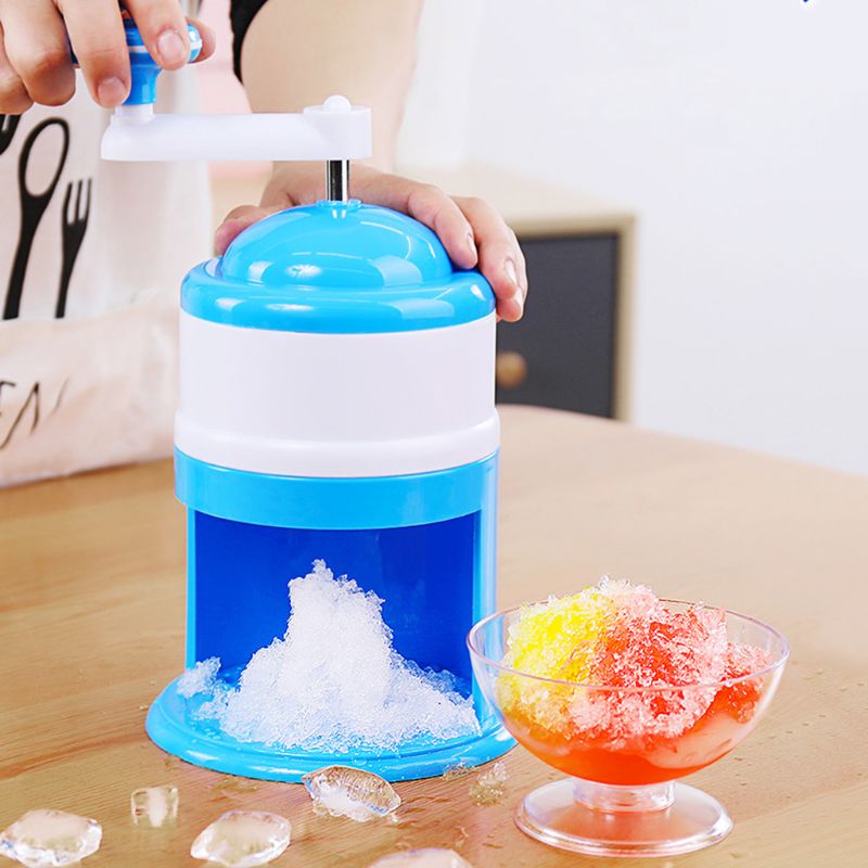 Household Mini Easy Ice Shaver Crusher Handheld Snow Manual Crushing Ice Machine M2EE