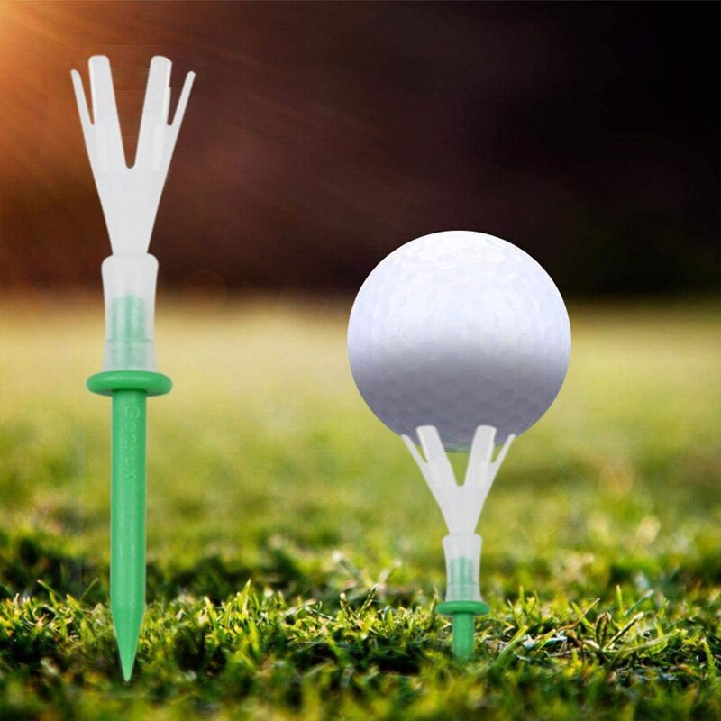 CRESTGOLF – Tees de Golf multicolores en polypropylène, 70mm/83mm, accessoires de Golf en plastique plus sec, 20 pièces/paquet