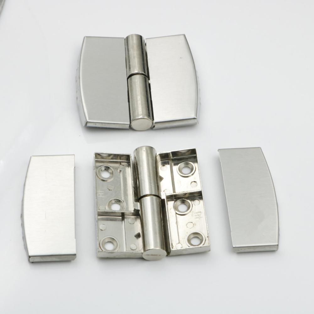 Stainless steel decorative cover sanitary partition fittings toilet self-closing door detachable hinge self-closing door lifting