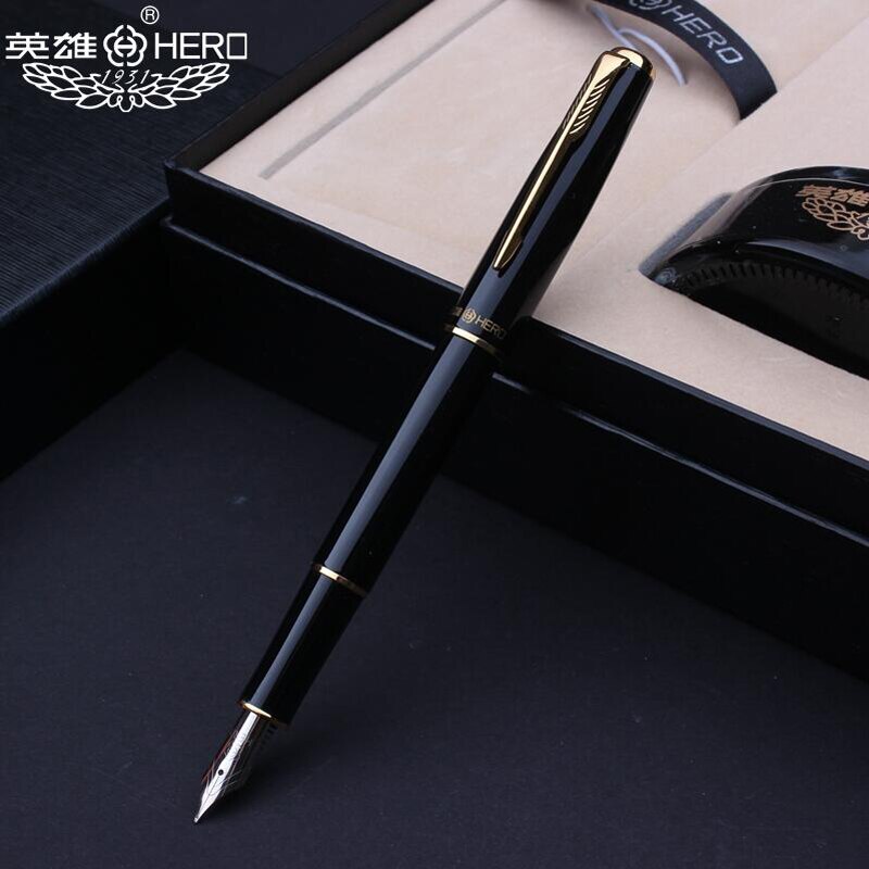 Brand Hero 5020 Metal Ink Fountain Pen Writing Signature Pen Buy 2 Pens Send