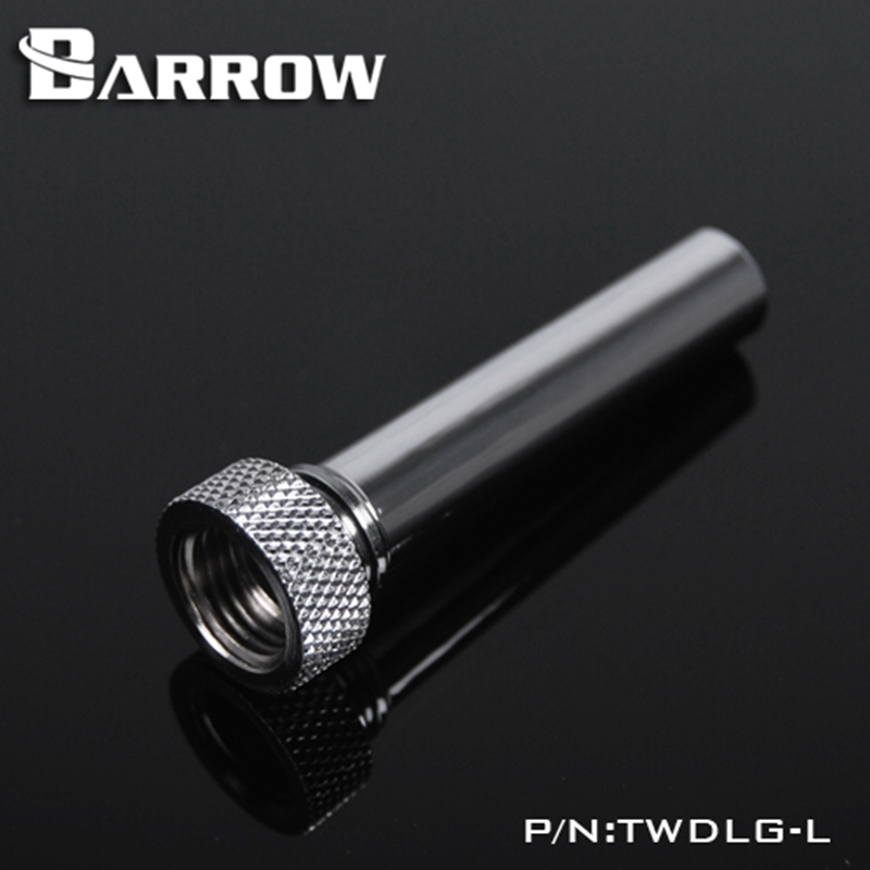 Barrow Black / Silver / White External flow direction fittingLong Water cooling fitting TWDLG-L