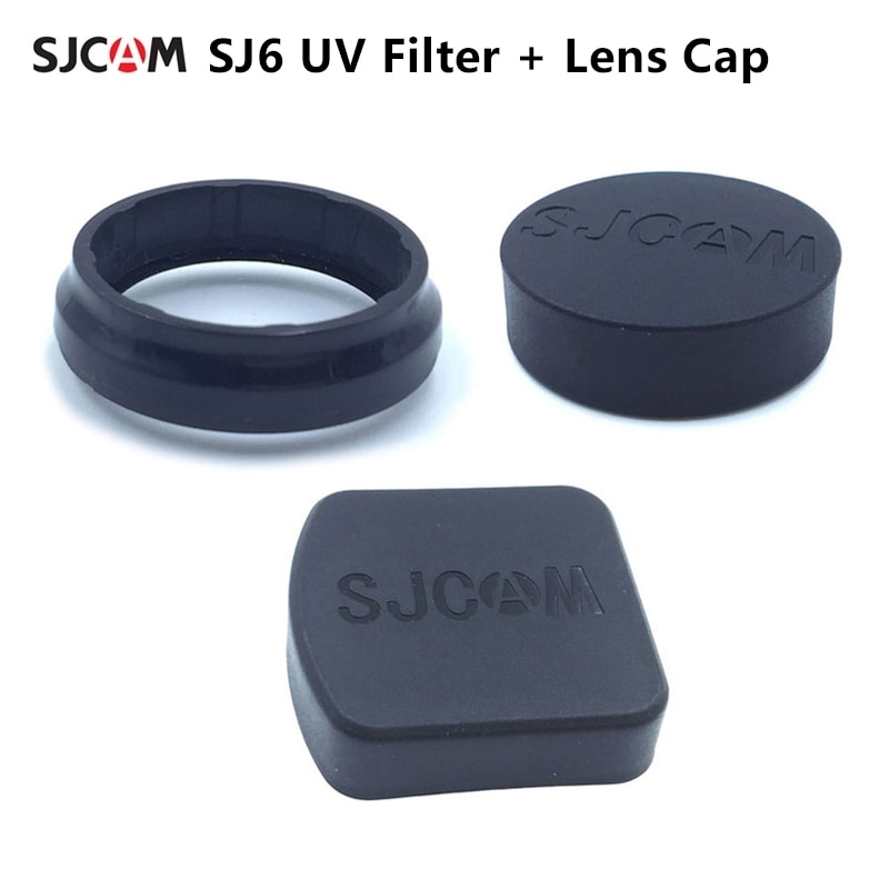 Sjcam SJ6 Accessoires Uv Filter Glas Lens + Lens Cover + Behuizing Case Lens Cover Beschermhoes Voor Sjcam SJ6 legend Camera