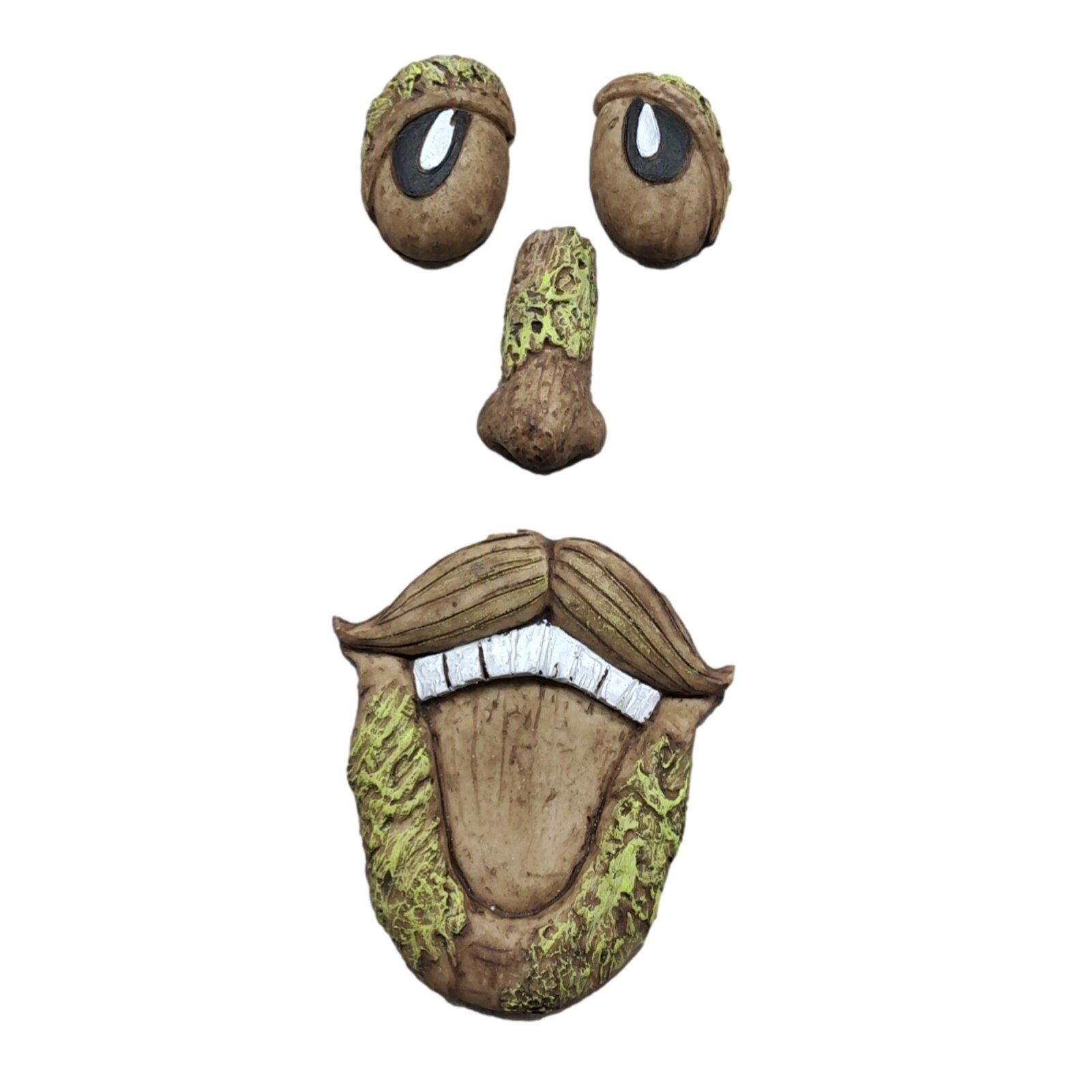 Outdoor Tree Face Decor Old Man Tree Hugger Resin Statue Tree Pendant Sculpture For Home Gardening Art Decoration: B