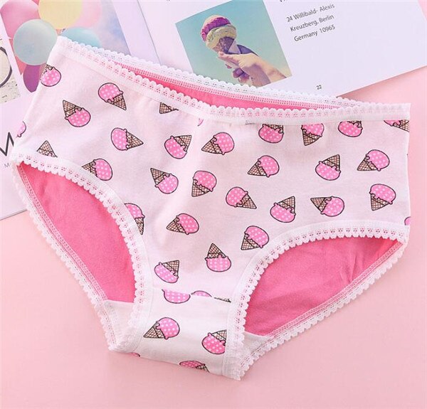 4 pz/lotto Bambini Biancheria Intima di Cotone Ragazze Slip Solid Vita Bassa Brevi Riassunti Delle Signore Comode Mutandine e boxer TWY-L231-4p