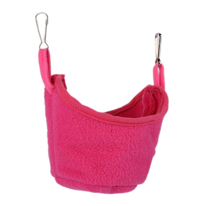 Pequeños Animales Mascotas hamaca para hámster colgante casa Cama estera de algodón jaula tipo nido mascota cama rata hamster juguetes jaula Swing W1: QR