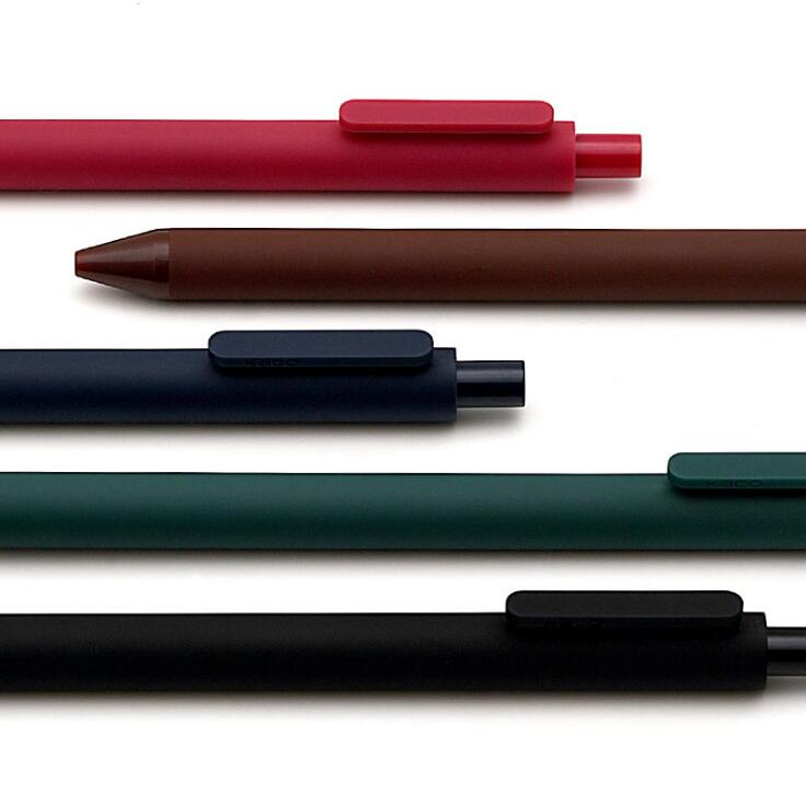Xiaomi-bolígrafo KACO Original, marcador colorido, cadena ecológica, recarga escolar, 5 colores, 0,5mm, azul y rojo, recarga de tinta ABS duradera