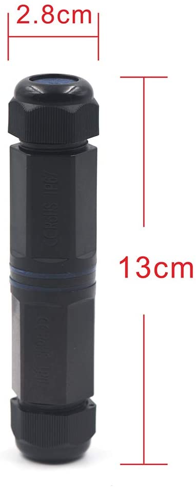 2PCS /PACK Waterproof RJ45 Coupler Shielded Cat6 Outdoor Ethernet Connector Female to Female