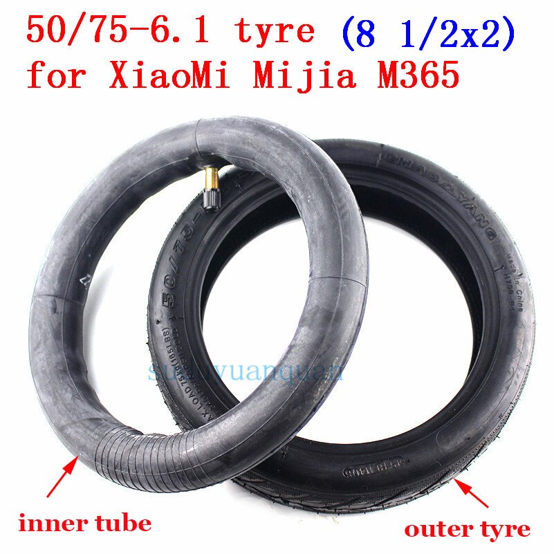 Tillverkad i kina chaoyang mini elektrisk skoter tjockare 81/2 x 2*50/75-6.1 inner- och ytterdäck: Slang och däck